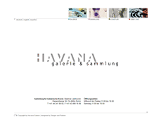 Tablet Screenshot of havanagalerie.ch